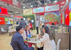 Meetings were the order of the day for Giannina Denegri Baiocchi, CEO of Marand Company Peru.